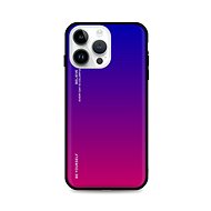 TopQ Kryt LUXURY iPhone 14 Pro pevný duhový fialový 84636 - Phone Cover