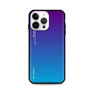 TopQ Kryt LUXURY iPhone 14 Pro pevný duhový purpurový 84634 - Phone Cover