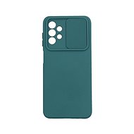 TopQ Kryt Camshield Soft Samsung A13 tmavě zelený 84507 - Phone Case