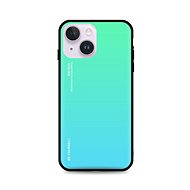 TopQ Kryt LUXURY iPhone 14 pevný duhový zelený 82496 - Phone Cover