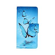 TopQ Pouzdro Xiaomi Redmi 10 5G knížkové Modří motýlci 89384 - Phone Cover