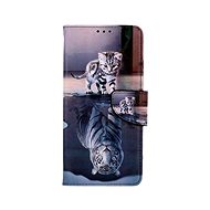 TopQ Pouzdro Xiaomi Redmi 10 5G knížkové Tygr 89381 - Phone Cover