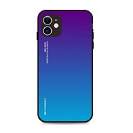 TopQ Kryt LUXURY iPhone 11 pevný duhový purpurový 91300 - Phone Cover