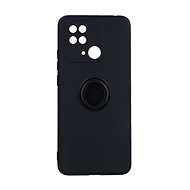 TopQ Kryt RING Xiaomi Redmi 10C tmavě černý 92038 - Phone Cover