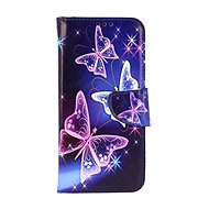 TopQ Case Samsung A54 5G book Blue with butterflies 94312 - Phone Case