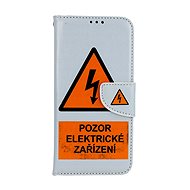 TopQ Pouzdro Samsung A54 5G knížkové Pozor elektrické zařízení 94305 - Phone Case