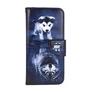 TopQ Pouzdro Samsung A54 5G knížkové Odraz vlka 94290 - Phone Case