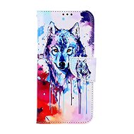 TopQ Pouzdro Samsung A54 5G knížkové Kresba vlka 94262 - Phone Case