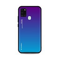 TopQ Kryt LUXURY Samsung A21s pevný duhový purpurový 92936 - Phone Cover