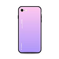 TopQ Kryt LUXURY iPhone 8 pevný duhový růžový 92468 - Phone Cover