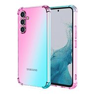 TopQ Cover Samsung A34 Shock rainbow mint-pink 93346 - Phone Cover