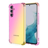 TopQ Cover Samsung A34 Shock rainbow pink-yellow 93344 - Phone Cover