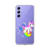 TopQ Kryt Samsung A54 5G Flying Unicorn 93243 - Phone Cover