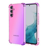 TopQ Kryt Samsung A54 5G Shock duhový růžovo-fialový 93218 - Phone Cover