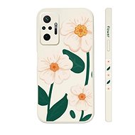TopQ Kryt Xiaomi Redmi Note 10 Pro Bílé květy 94529 - Phone Cover