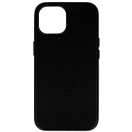 TopQ Kryt Leather MagSafe iPhone 13 černý 95084 - Phone Cover