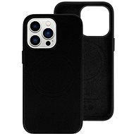 TopQ Kryt Leather MagSafe iPhone 13 Pro černý 95101 - Phone Cover