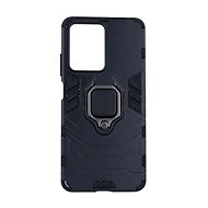 TopQ Kryt Xiaomi Poco X5 Pro 5G odolný černý s prstenem 95517 - Phone Cover