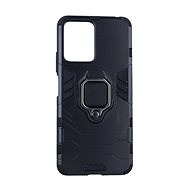 TopQ Kryt Xiaomi Redmi Note 12 5G odolný černý s prstenem 95512 - Phone Cover