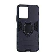 TopQ Kryt Xiaomi Redmi Note 12 odolný černý s prstenem 95511 - Phone Cover