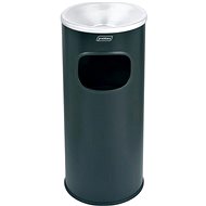 Probbax Aluminium basket with ashtray 30 L, black - Ashtray