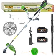 Procraft Cordless Brushcutter, two-handle (handlebar) ATA-40C, 2 × 4Ah - Brush Cutter