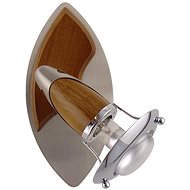 ZEUS Wall Lamp Chrome/Dark Wood - Wall Lamp