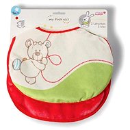  Baby Bib with bear 2 pc  - Bib