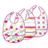  Set large bib pocket with pink  - Bib