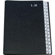 Q-CONNECT A4, black, 1-31 - Document Folders