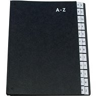 Q-CONNECT A4, schwarz, A-Z - Dokumentenmappe