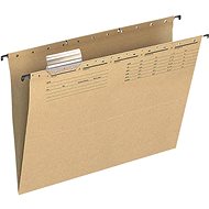 Q-CONNECT A4, brown, open sides - pack of 25 - Document Folder