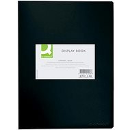 Q-CONNECT A4, 10 Pockets, Black - Document Folders