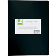 Q-CONNECT A4, 20 Pockets, Black - Document Folders