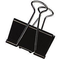 Q-CONNECT 51mm, Black - Pack of 10 pcs - Document Clip