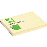 Q-CONNECT 76 x 102mm, 100 Sheets, Yellow - Sticky Notes