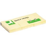 Q-CONNECT 38 x 51mm, 3 x 100 Sheets, Yellow - Sticky Notes