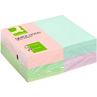 Q-CONNECT 76 x 127 mm, 4 x 3 x 80 sheets, pastel - Memo Pad