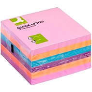 Q-CONNECT 76 x 76mm, 6 x 75 Notes, Mix of Colours - Memo Pad