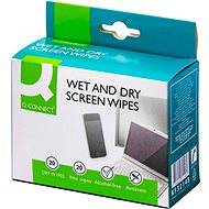 Q-CONNECT anti-static, alcohol-free, non-flammable, 20 pairs - Cleaning Wipes