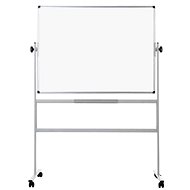 Q-CONNECT 120 x 90 cm, mobile, double-sided, enamel, white - Magnetic Board