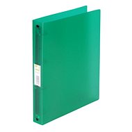Q-CONNECT A4, 35 mm, 4 rings, transparent green - Arch Folder