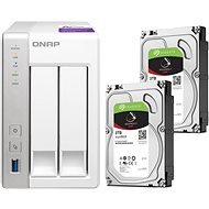 QNAP TS-231P + 2 x 3 TB HDD RAID1 - Datenspeicher