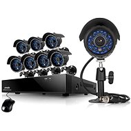 Zmodem 8-channel DVR + 8X IR Camera - Camera System