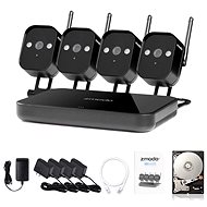 Zmodo 4-channel recorder NVR + 4x IR IP Camera with WiFi - Camera System