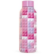Quokka Solid Kids Thermos for kids 510 ml, pink bricks - Thermos