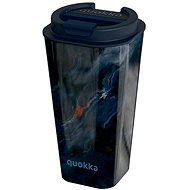 Quokka Double wall coffee mug 0,45 l dark stone - Thermal Mug