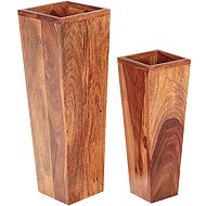 Raavi Pot holder 2 pcs, natural - Flower Stand