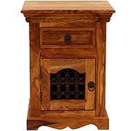 Raavi Bedside table Jali natural - Night Stand