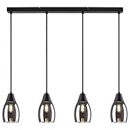 RABALUX Pendant lamp ILMARI 72184 72 cm black/copper - Ceiling Light